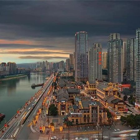 漫途高空酒店洪崖洞夜景店Boutique of Meditation Chongqing Extérieur photo