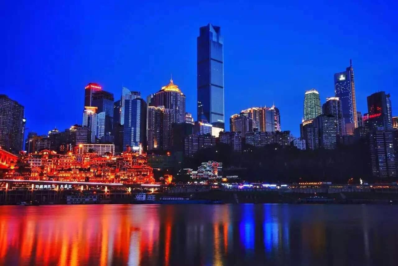 漫途高空酒店洪崖洞夜景店Boutique of Meditation Chongqing Extérieur photo