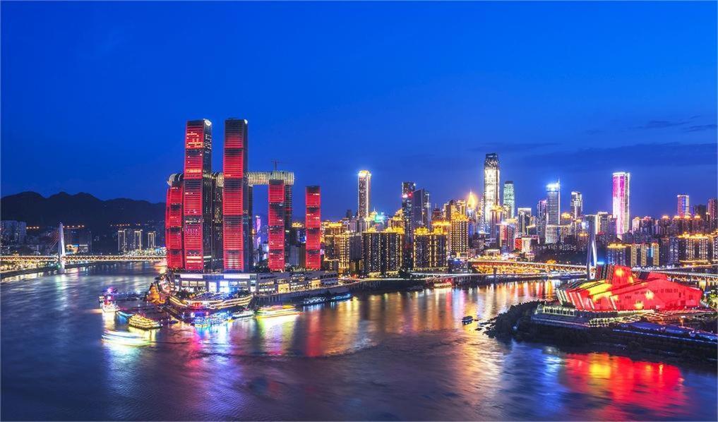 漫途高空酒店洪崖洞夜景店Boutique of Meditation Chongqing Extérieur photo